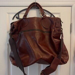 Brown Leather Men's Bag